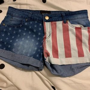 American flag shorts